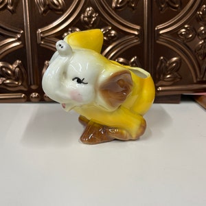 Vintage Elephant Planter Caddy 1950s Decor