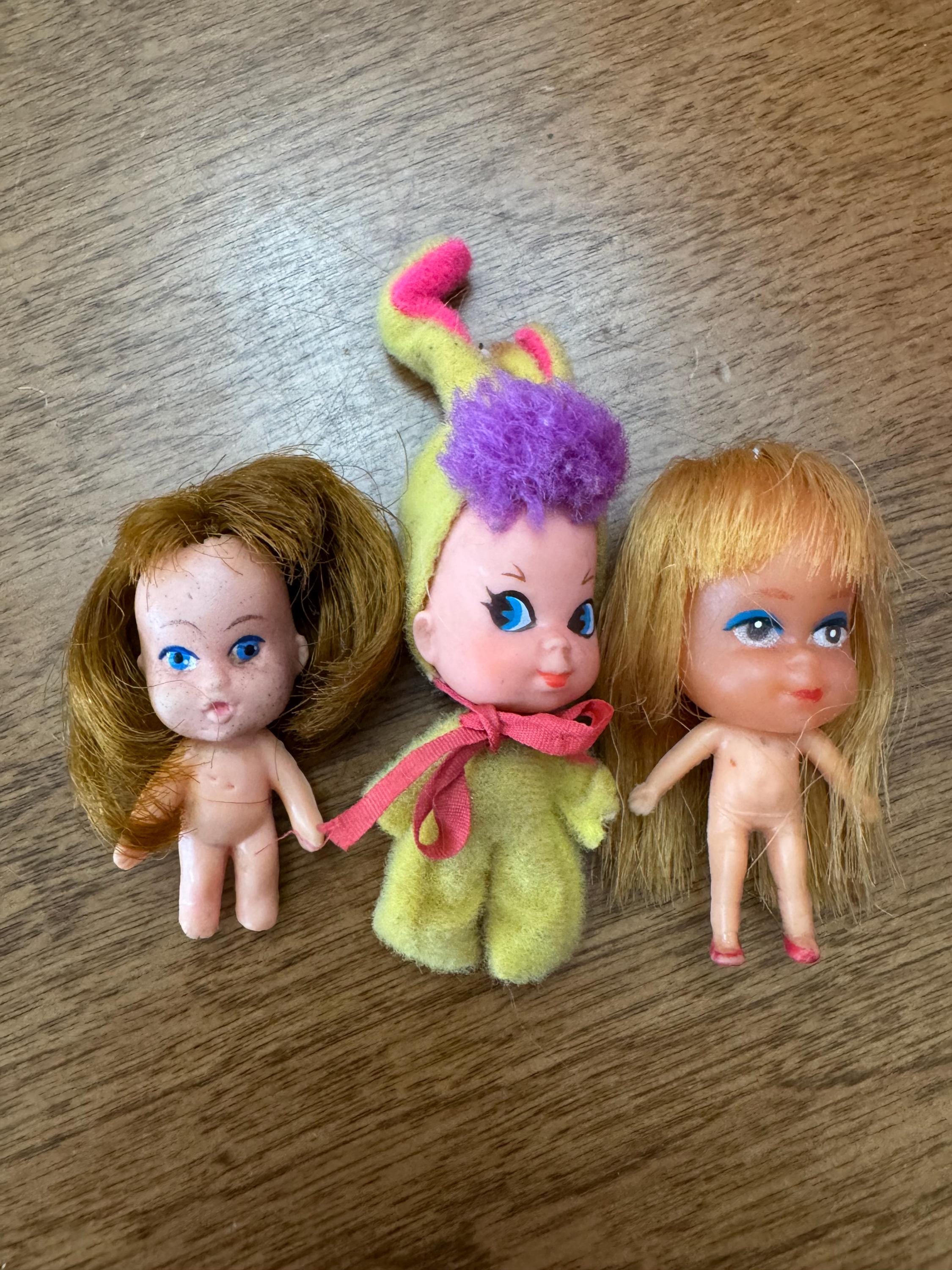 Vintage Liddle Kiddle Miniature Dolls Collectible Funny Bunny