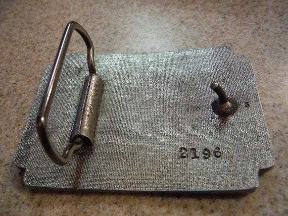 Vintage Square Dancing Belt Buckle - image 4