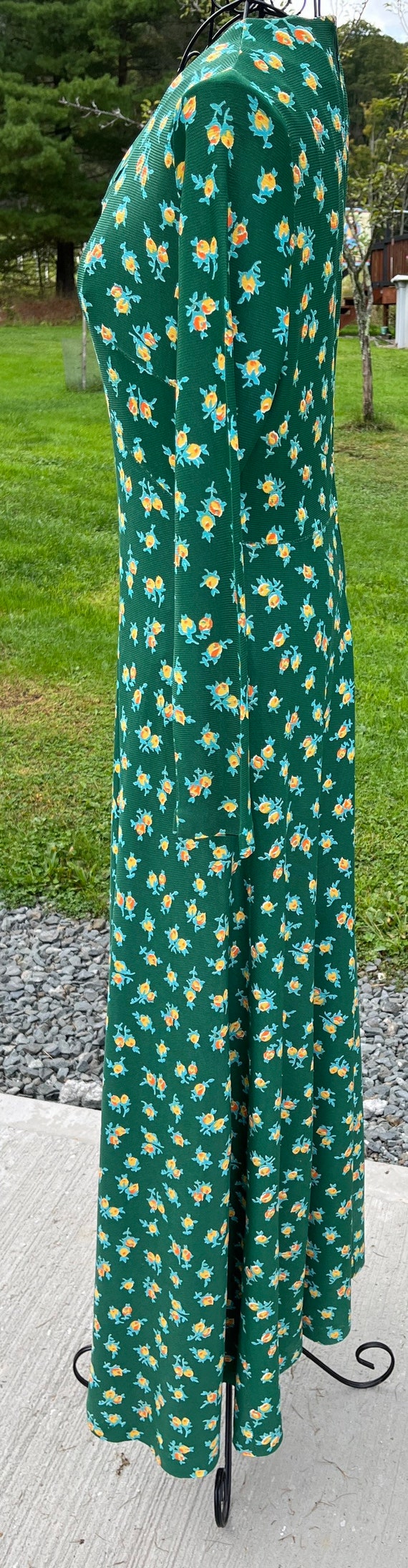 Oversize Long Dress Green