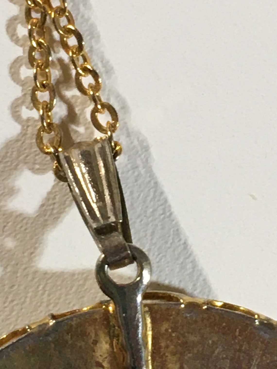 Vintage Floral Amish Pendant Necklace Etsy