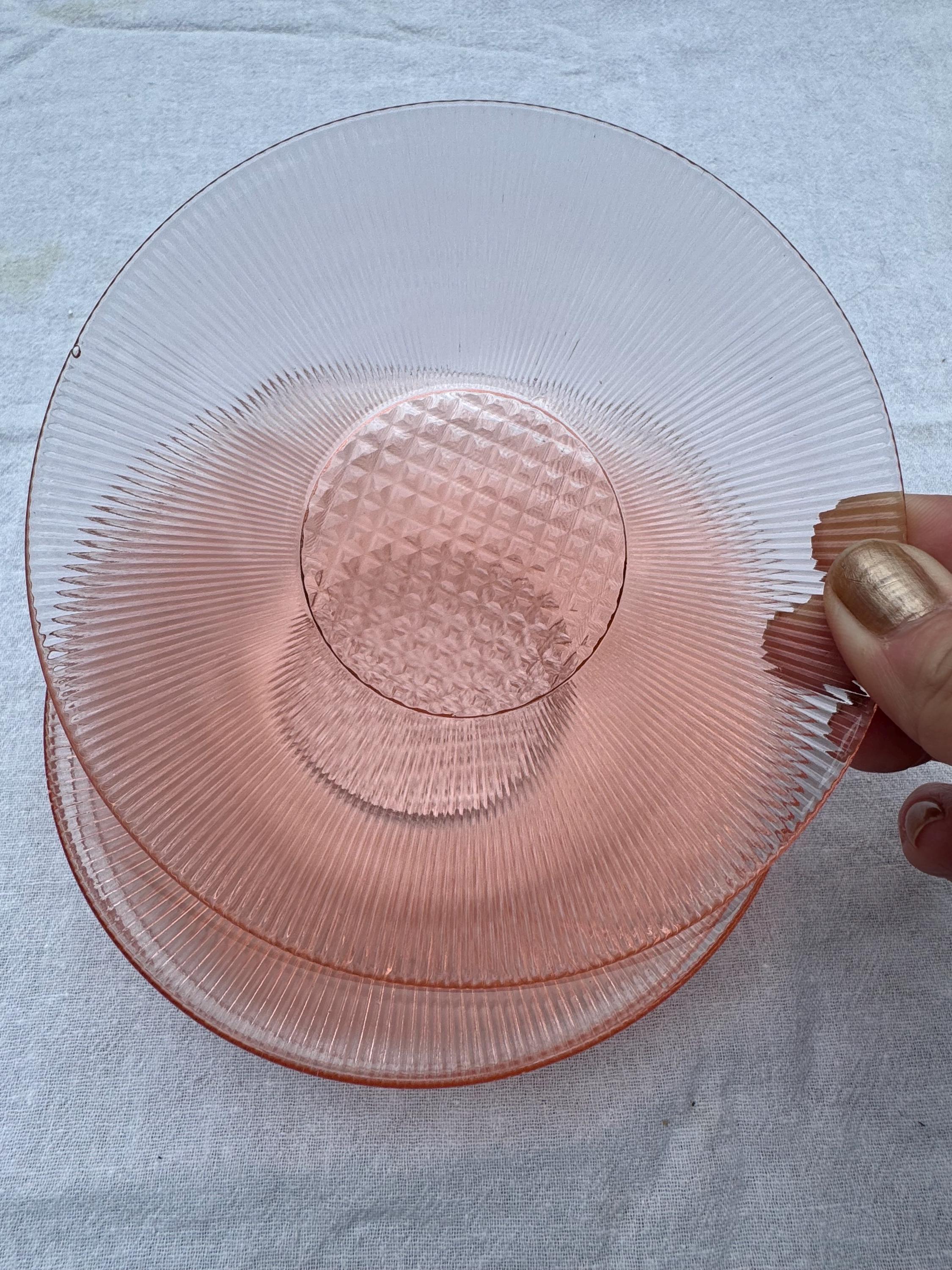 Pink Depressionware Glass Jeannette - Etsy