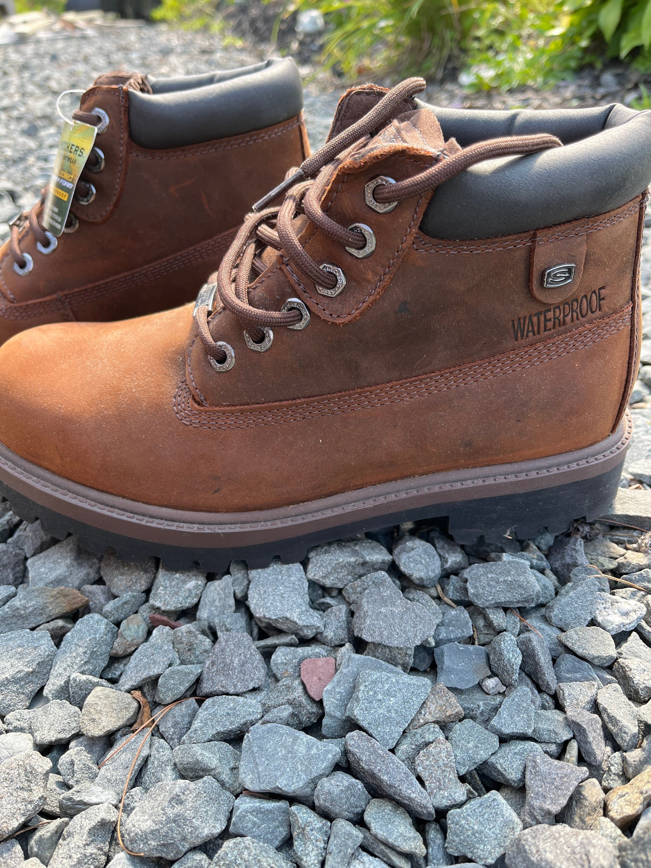 Teoría de la relatividad Arrepentimiento Aprobación Skechers Men Utility Waterproof Work Boots Size 9 New - Etsy