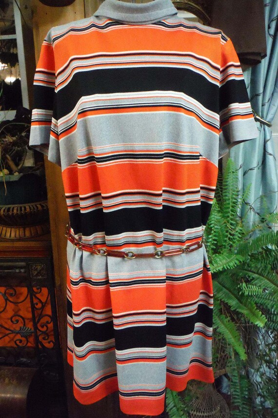 orange black and white striped dress Easy Black and White Striped Dress theStyleSafari