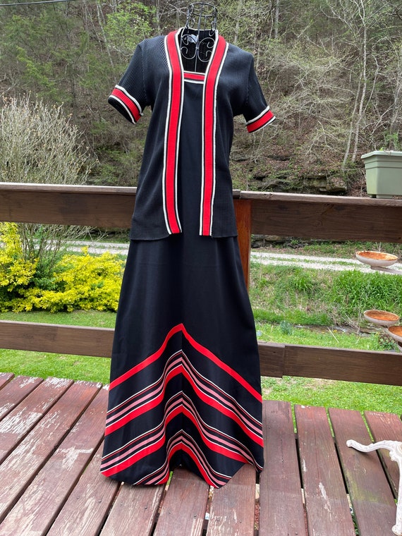 1970 homecoming dress 1970s Polka Dot Prom Dress – Style & Salvage
