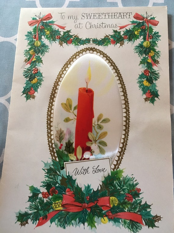 vintage american greetings christmas card 1963 etsy vintage american greetings christmas