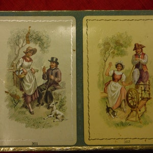 Vintage 2 Deck Congress jugando a las cartas 1960 Juego de cartas