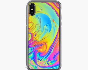 Doses Clear iPhone Case Tumblr Grunge Aesthetic Hipster Pastel Gothic 90s Trippy Psychedelic Edgy Punk Holographic LSD Drugs