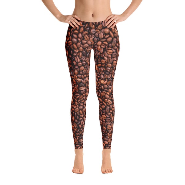 Brown Yoga Pants Etsy