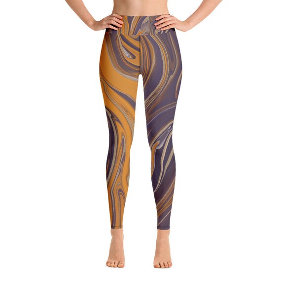 Marble Ink No7 Women Leggings Yoga 
