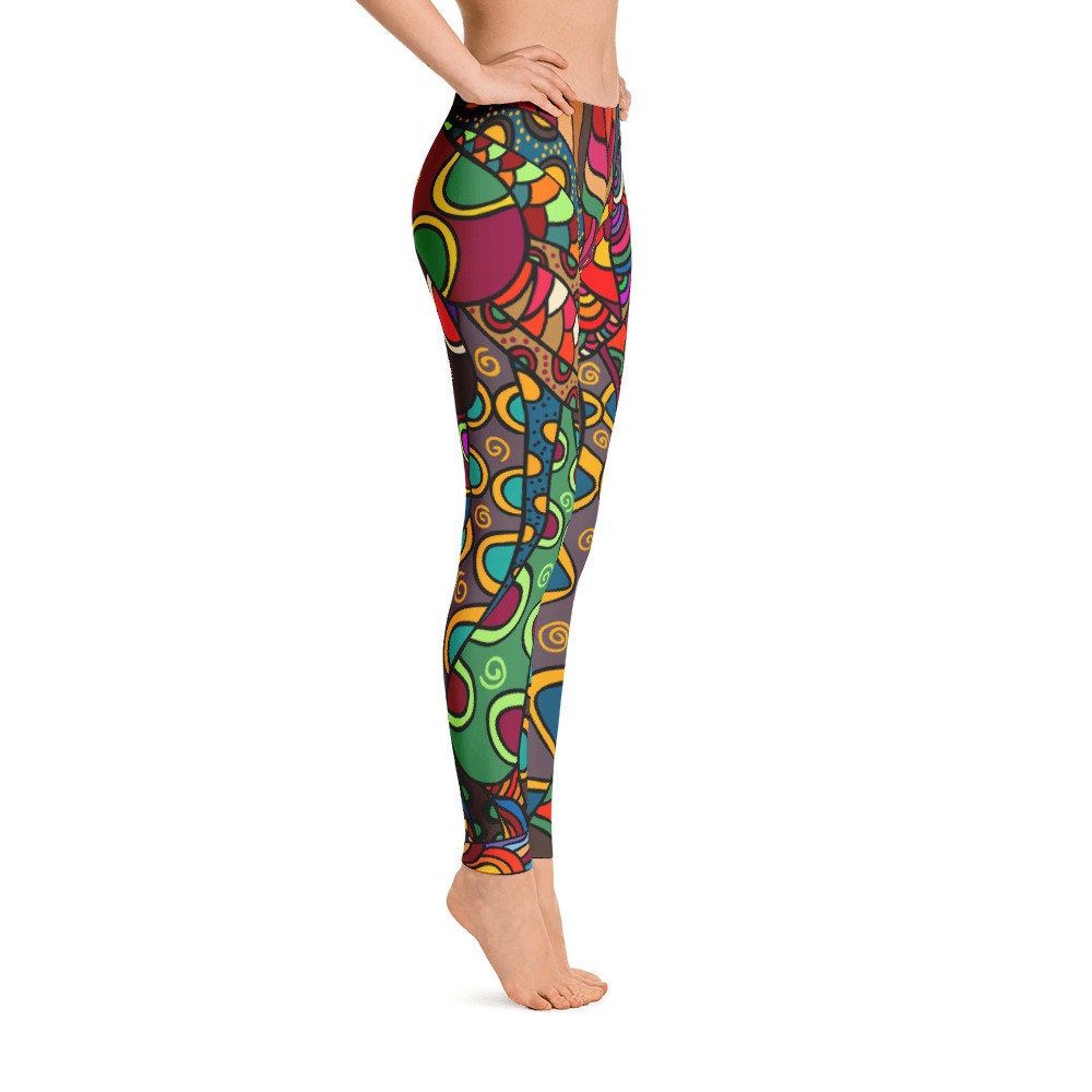 Afrikanische Kleidung Damen Leggings Tribal Boho ...