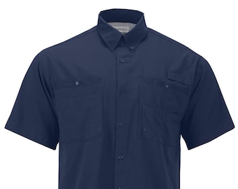 Custom Embroidered Boat shirts UPF 40+ Polo boat shirts Performance Short Sleeve Fishing Shirt boat staff shirts  boat charter shirts