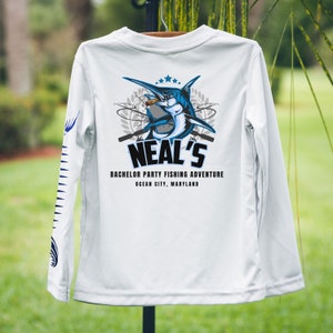 Bachelor party fishing shirts Custom UPF Performance Shirt bachelor party trip shirts Sun Shirt Custom shirt Sun Protection