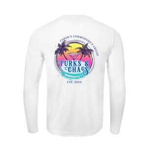Turks and Chaos UPF50+ Sun Protection Swim Shirt