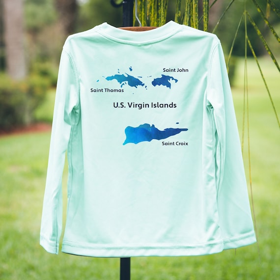 US Virgin Islands Group Shirts Sun Shirt SPF 50 Solar Performance