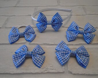 School Uniform 5-Piece Headband Set