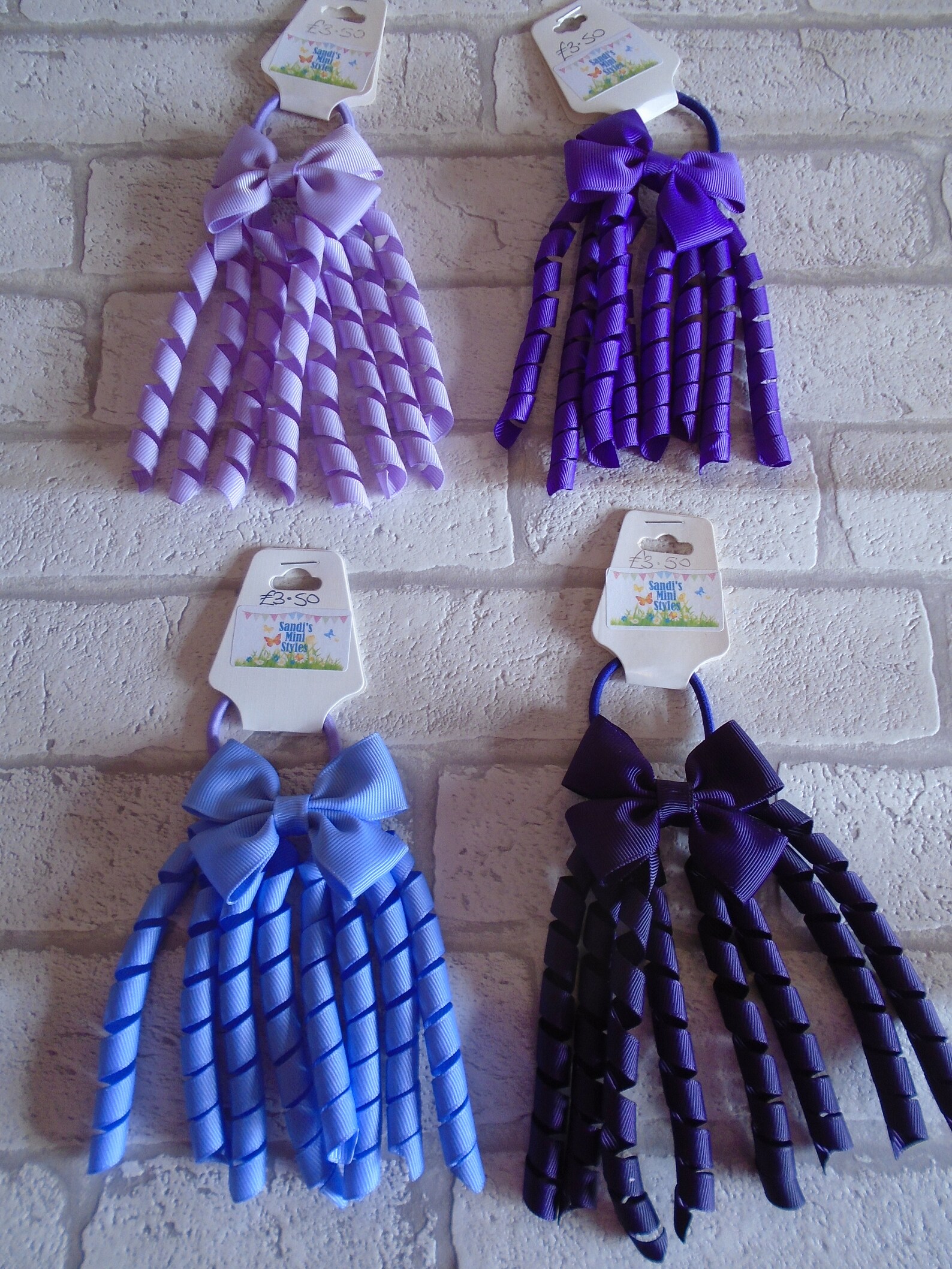 Korker bobble hair bobble ribbons curly ribbon bobbles Etsy