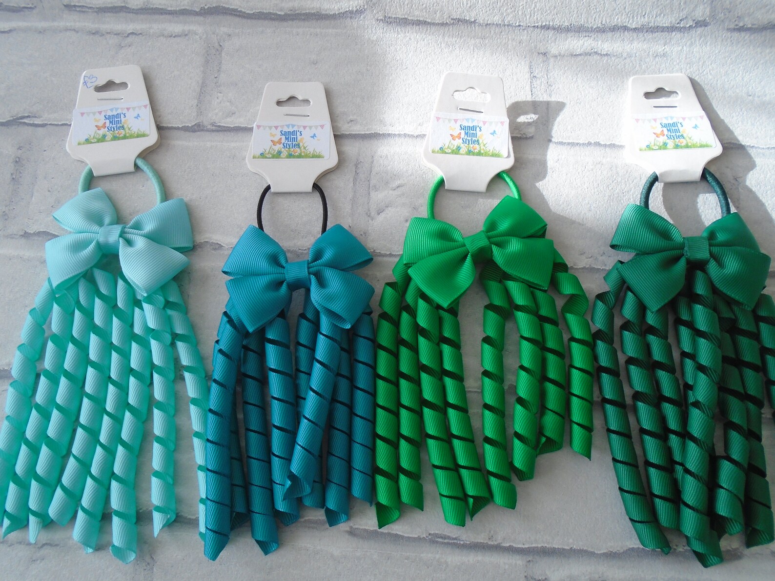 Korker Bobble Hair Bobble Ribbons Curly Ribbon Bobbles Etsy