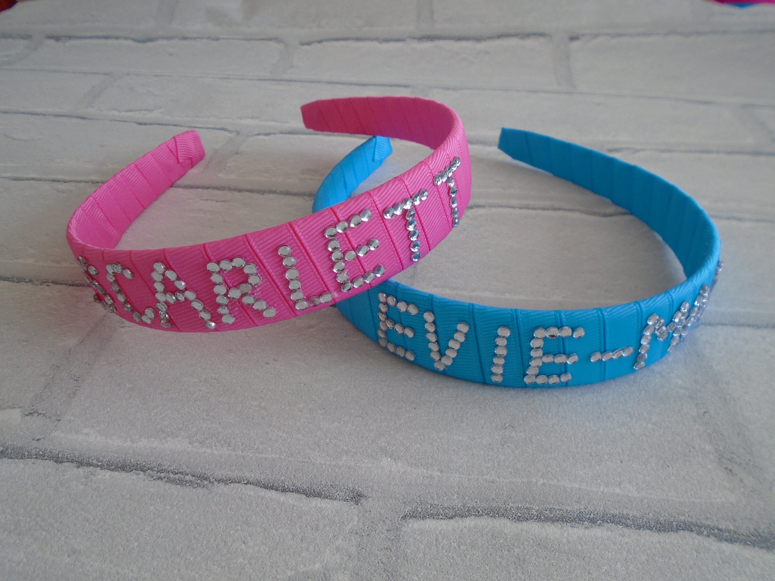 Name headband choose a name Handmade custom personalised Etsy