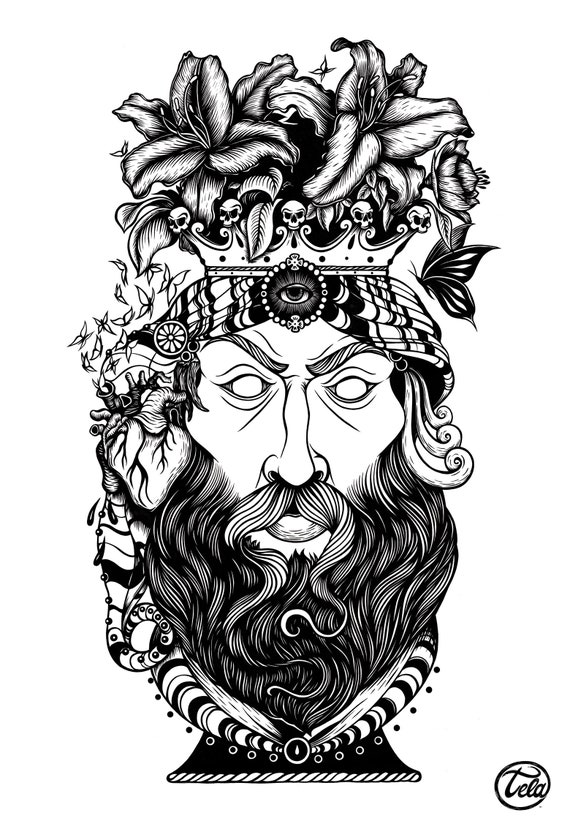 Digital Print Testa Di Moro