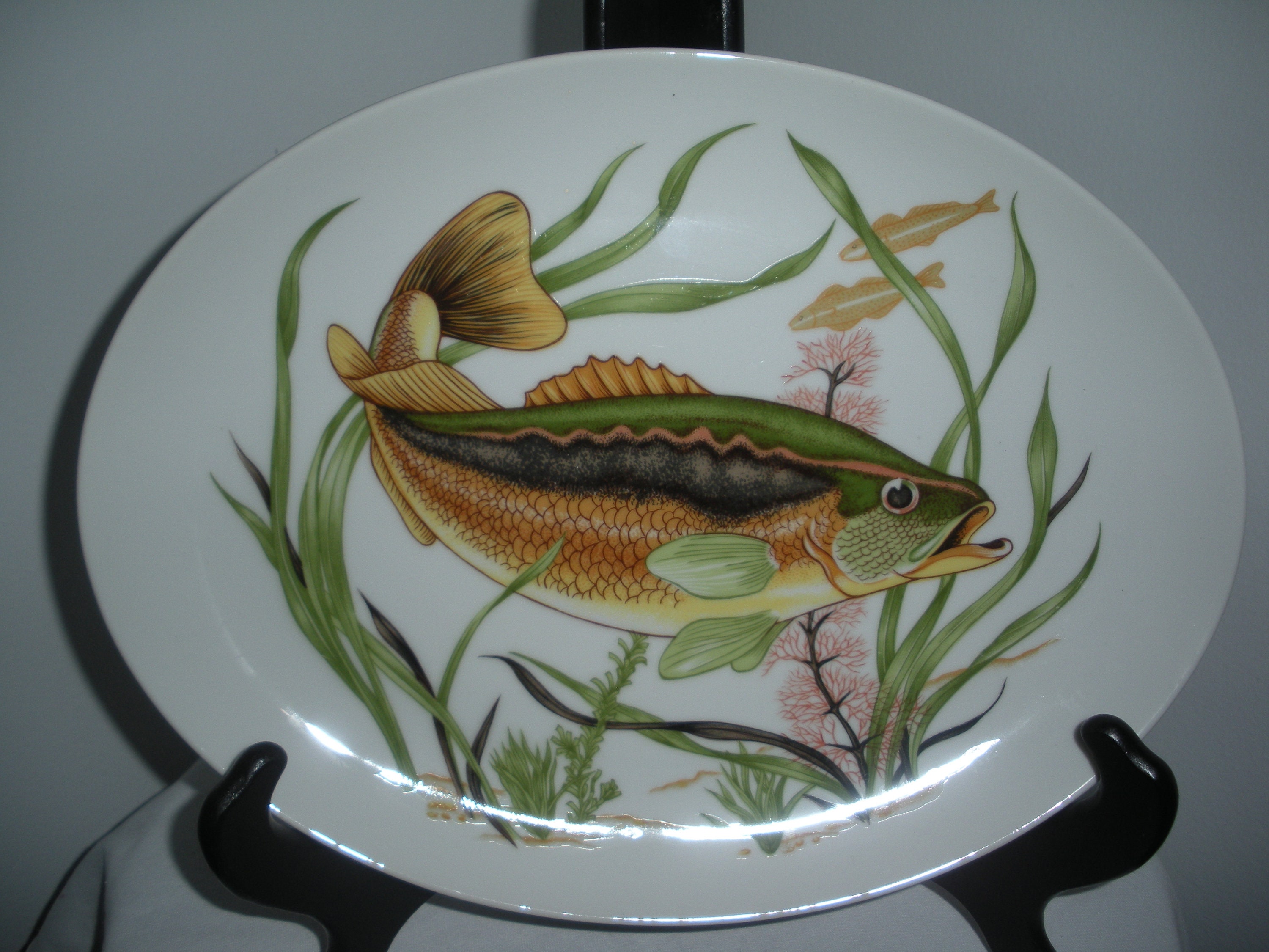 Vintage Fish Plate Made in Japan - Etsy