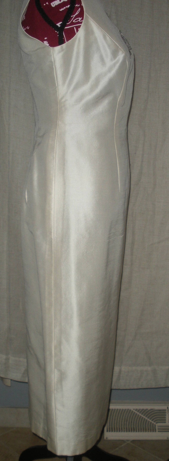 Vintage Sheath Dress Wedding Vows Renewal Dress - image 3