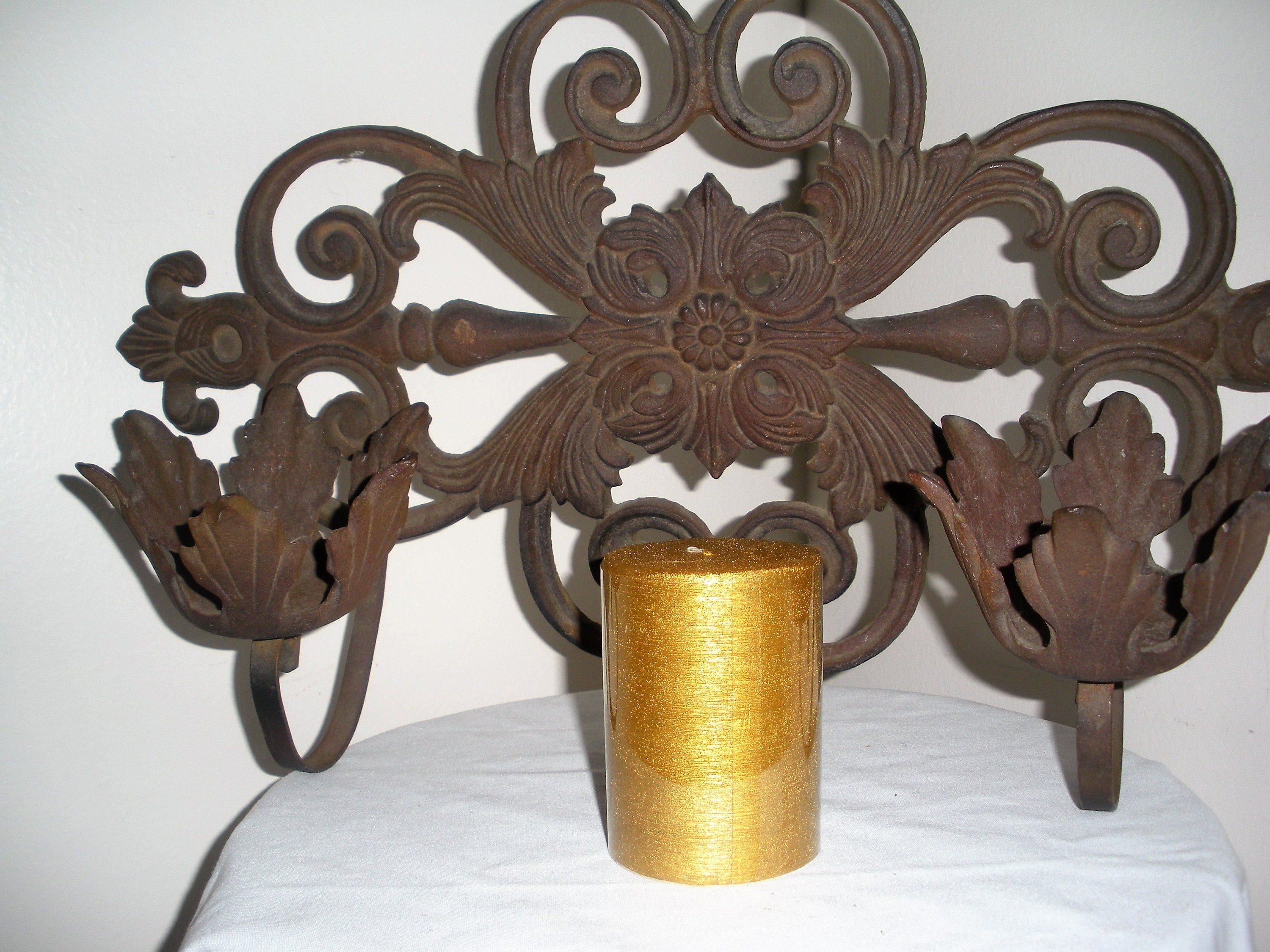 Rustic Ornamental Metal Art Indoor Outdoor Decor Iron Wall Art | Etsy