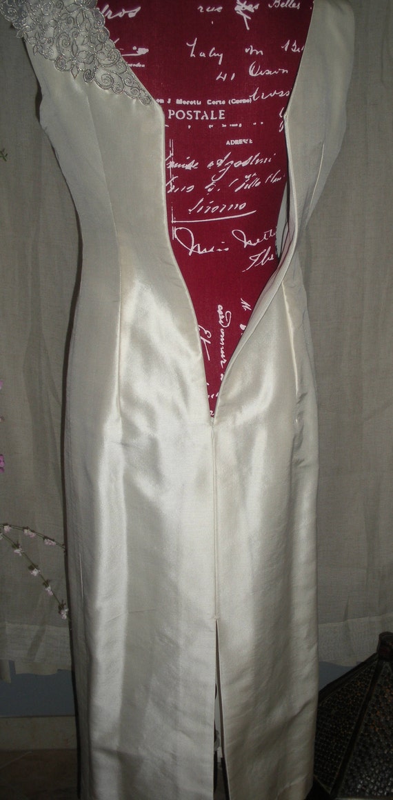 Vintage Sheath Dress Wedding Vows Renewal Dress - image 10