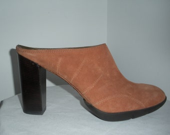 Clog Shoes Cole Haan G Series Leather Women Size 11 B Thick Heels