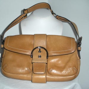 Vintage Coach Leather Bag Y2K SOHO Handbag NWT Flip Buckle - Etsy