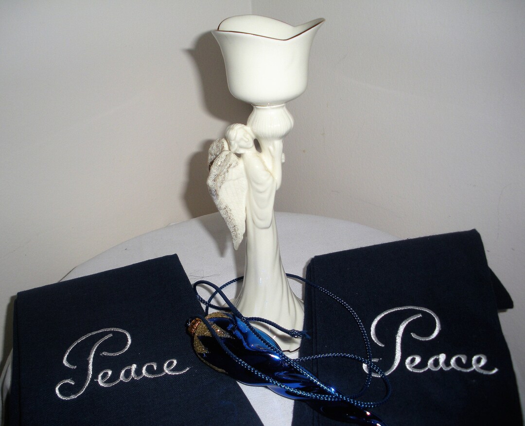 Vintage Mikasa Angel Candle Holder Holiday Elegance Single Etsy