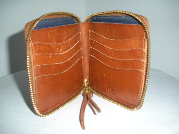 Vintage Ralph Lauren Wallet Double RRL Brown Leat… - image 9