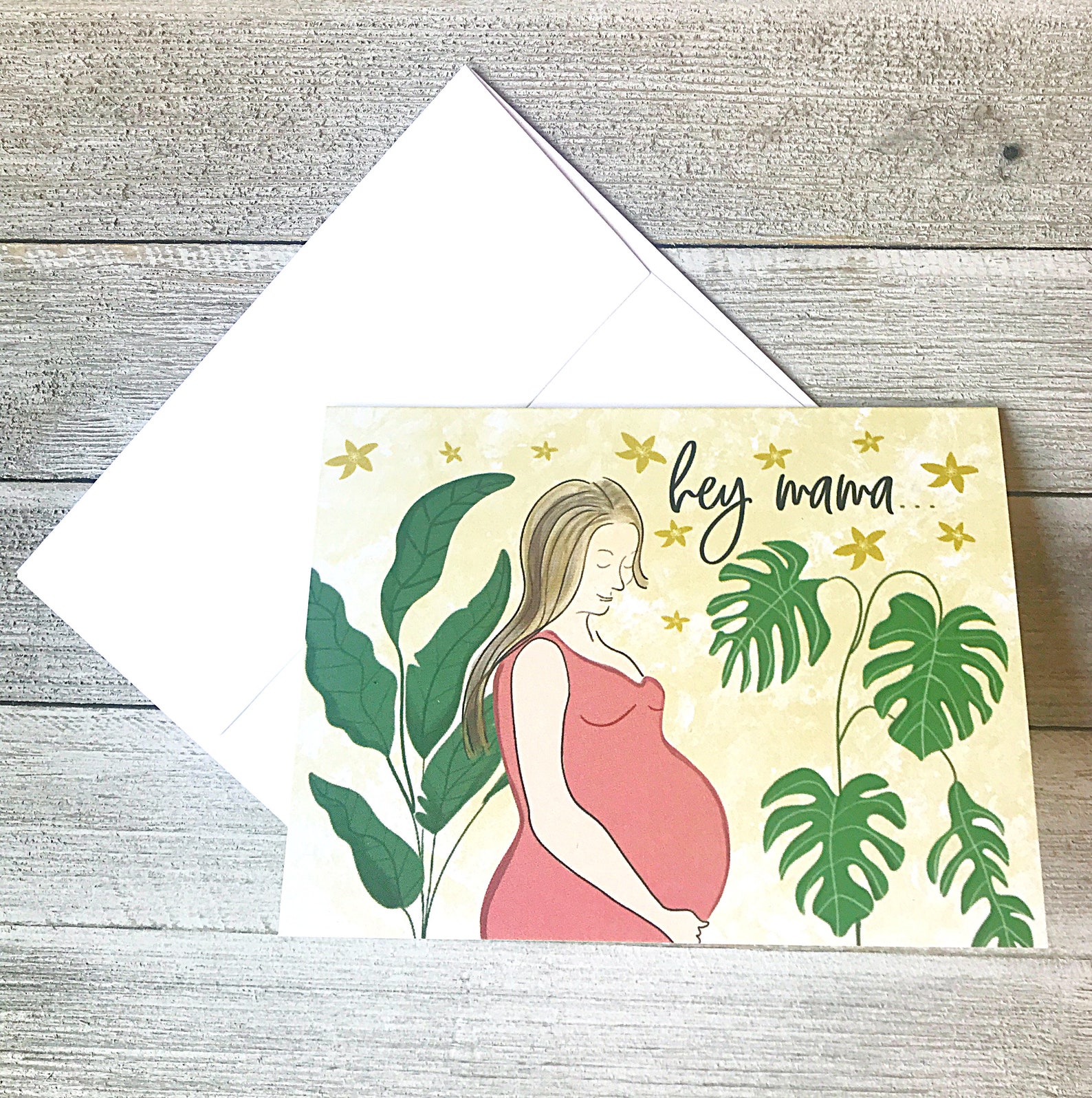 Expecting Mom Card Pregnancy Card New Mama Card Mom To Be Etsy