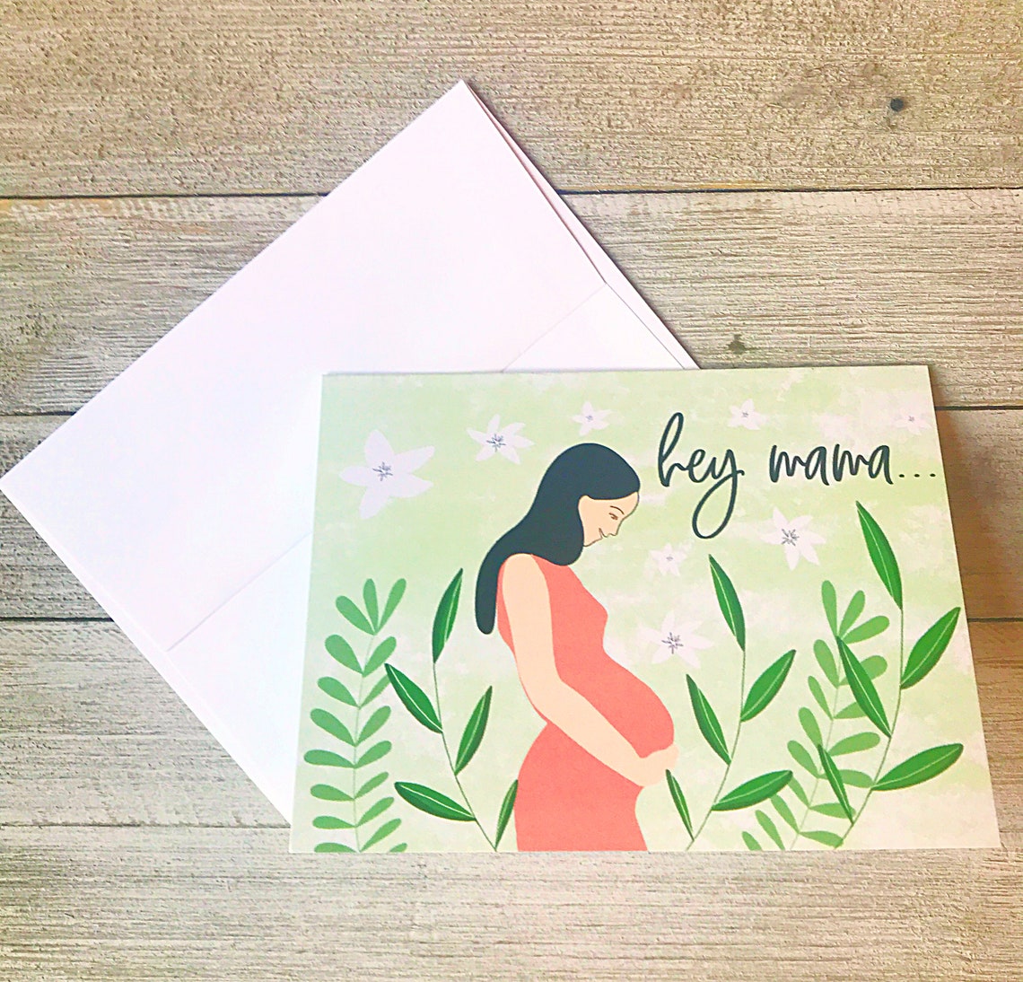 Expecting Mom Card Pregnancy Card New Mama Card Mom to Be  Etsy