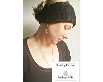 Chunky Knit Headband Pattern: Wool Ear Warmer (PDF Pattern)