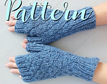 Gloves, Knitting Pattern, Knitting Patterns, Digital Download, Fingerless Gloves, Arm Warmers, Wrist Warmers, Gift for Her, Gloves Pattern