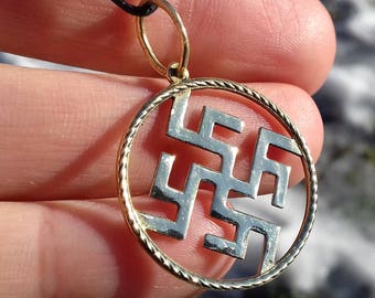 Fern flower pendant, Perun necklace, Jewelry Pagan, Amulet Slavic, Witchcraft Talisman, viking jewelry, norse jewelry, norse necklace, Wicca
