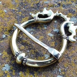 Viking fibula, Gotland replica, Viking age, Sweden, Reconstruction, History, Medieval, Norse, Scandinavian, Viking jewelry brooch, SCA, Pin