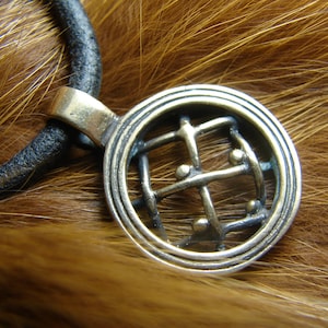 Sown Field pendant, Slavic jewelry, Viking necklace, Norse talisman, Pagan jewelry, Medieval amulets, Scandinavian, Replica, Magic jewelry