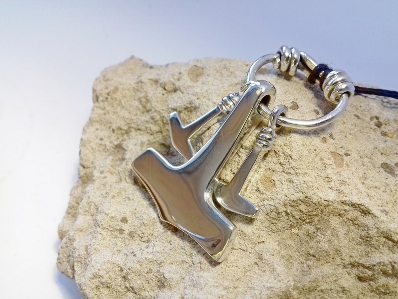 Mjolnir Silver Pendant Mjölnir Replica Norse Jewelry Etsy