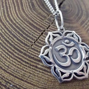 Om Symbol Krishna Pendant Om Lotus Krishna Jewelry Yoga - Etsy