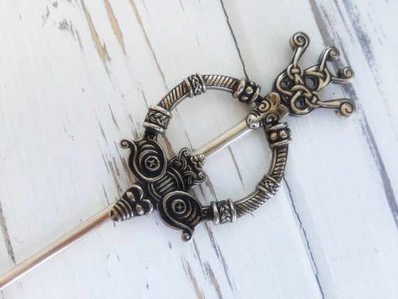 Viking fibula shop brooch