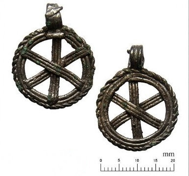 Slavic Pendant, Gromovnik, Yarovrat, Replica, Kolovrat Symbol