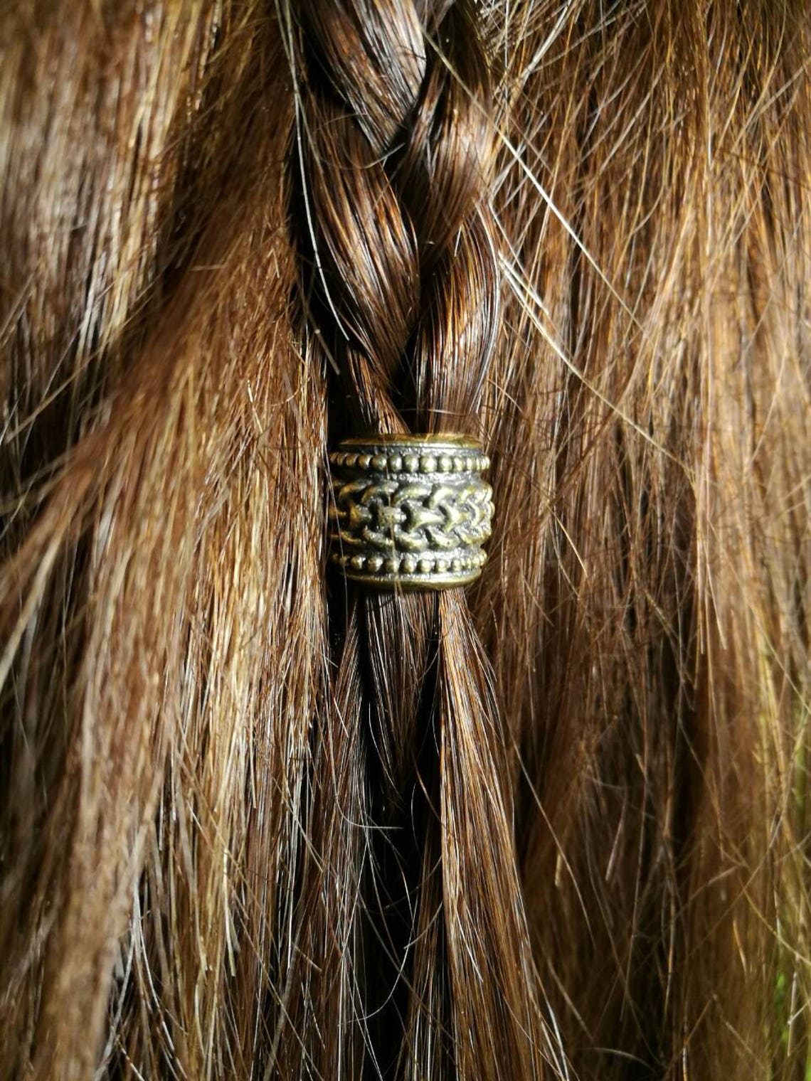 Viking Beard Beads Beads for hair Celtic knot LOTR Viking Etsy