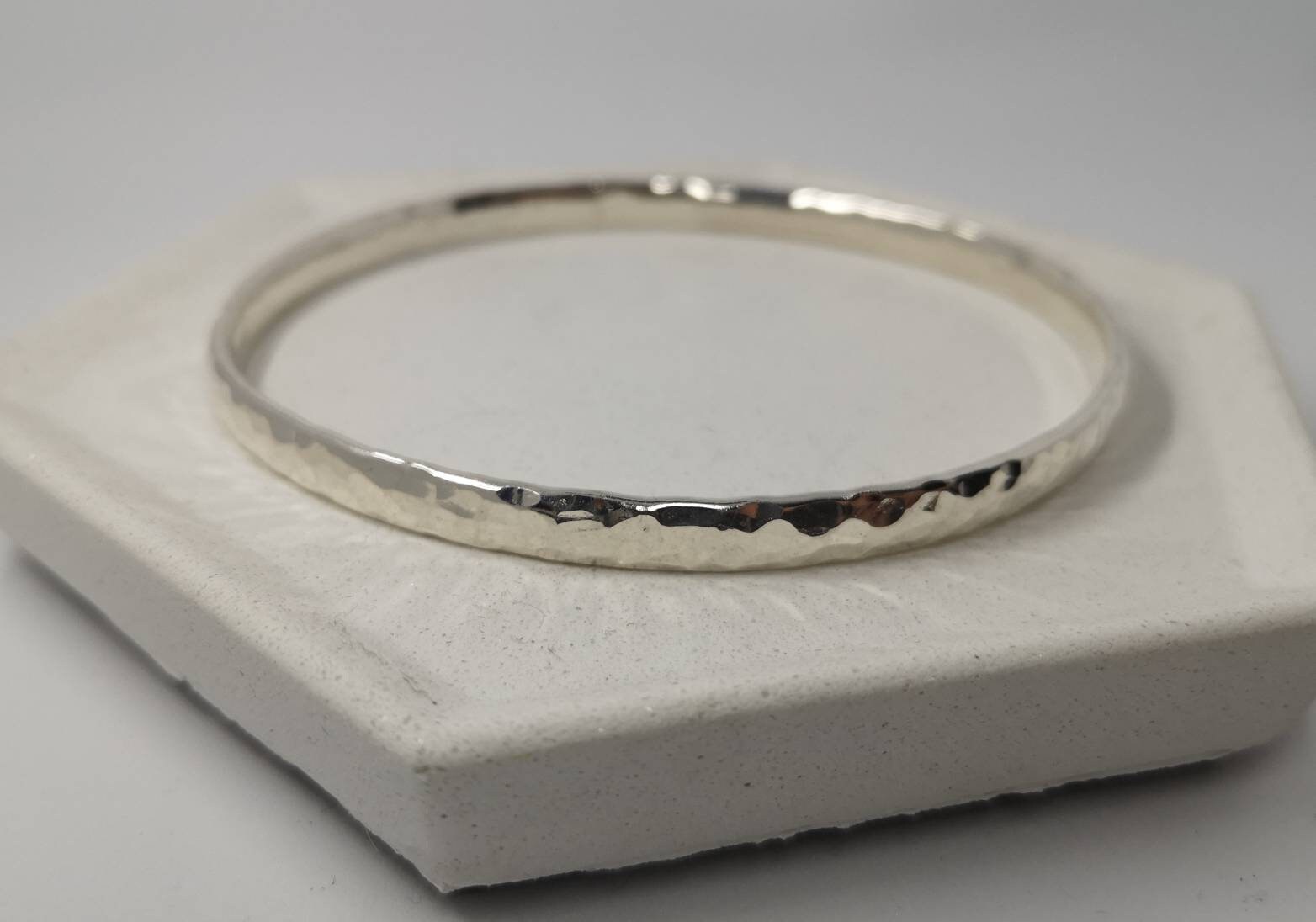 large silver bangles