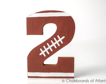 Football Birthday, 2nd Birthday, Football, Football Letters, Football Party