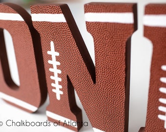 Football Birthday, Birthday Props, Football, Football Letters, Football Party, Birthday Decor