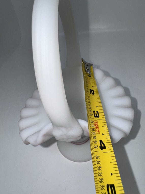 ヴィンテージ フェントン ハンドペイント ホワイトローズガーデン