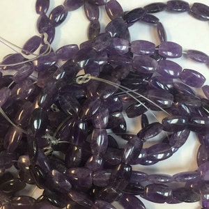 16x12 oval beads Amethyst image 2