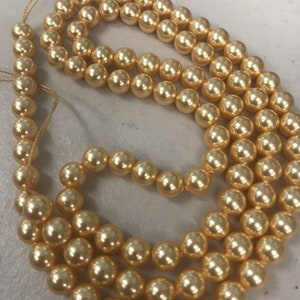 6MM round Swarovski pearl beads image 2